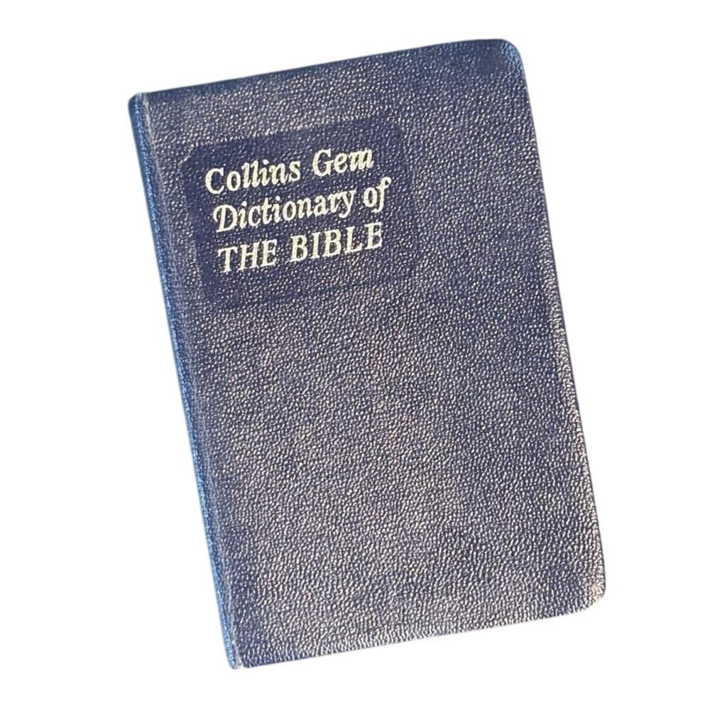 VTG 1967 Collins Gem Dictonary of The Bible, Small - Excellent Condition